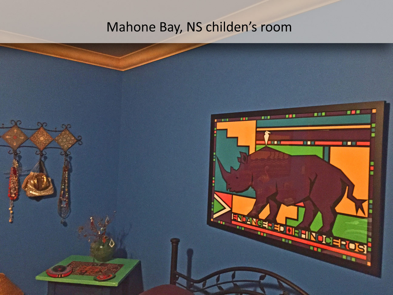 blue paint for children's room