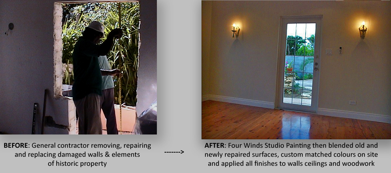 Painting historic property