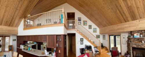 Pine beach house interior project (Cumberland County, NS)